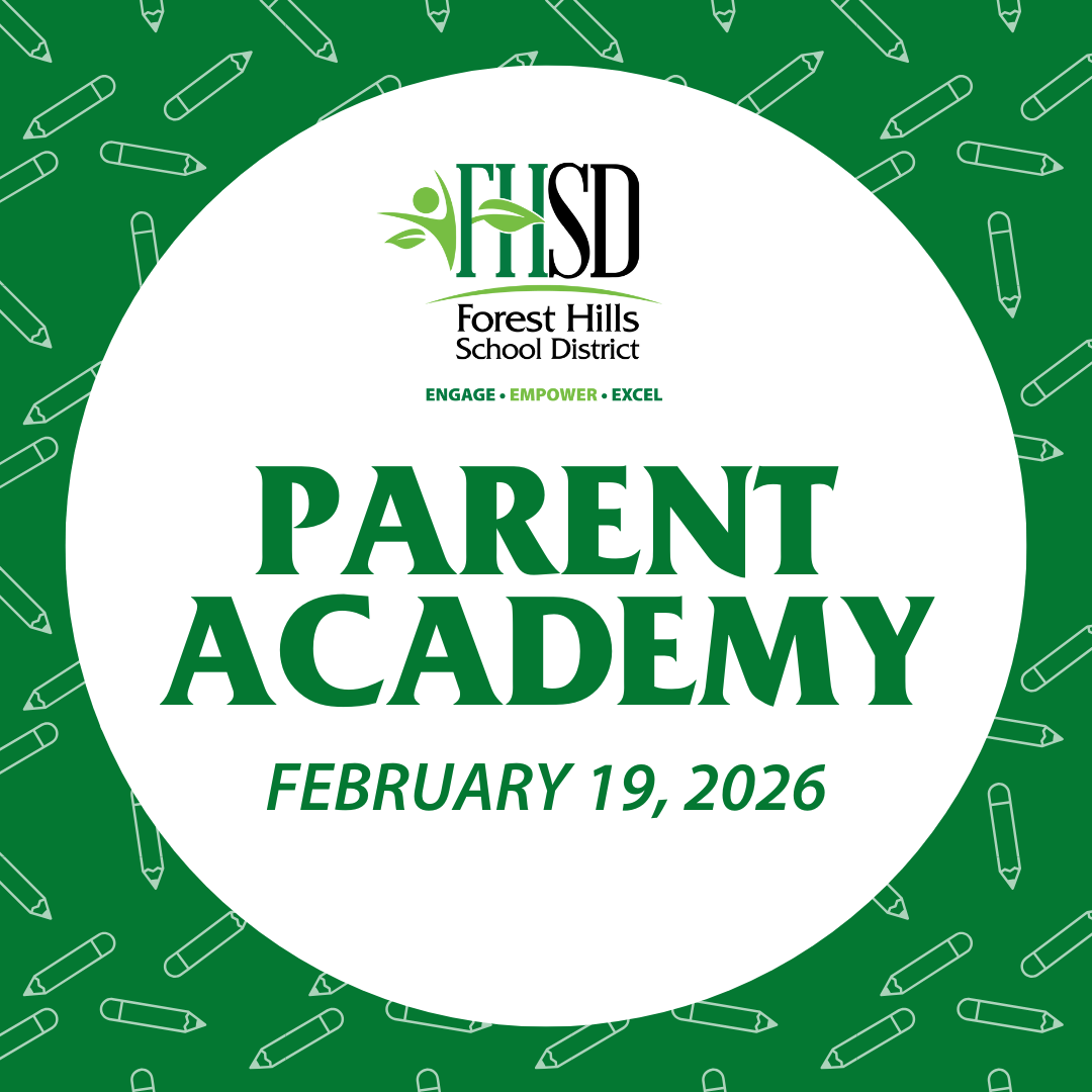 title graphic that says "Parent Academy February 19, 2026"